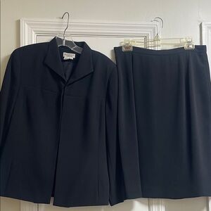 Elegant Black Blazer Set